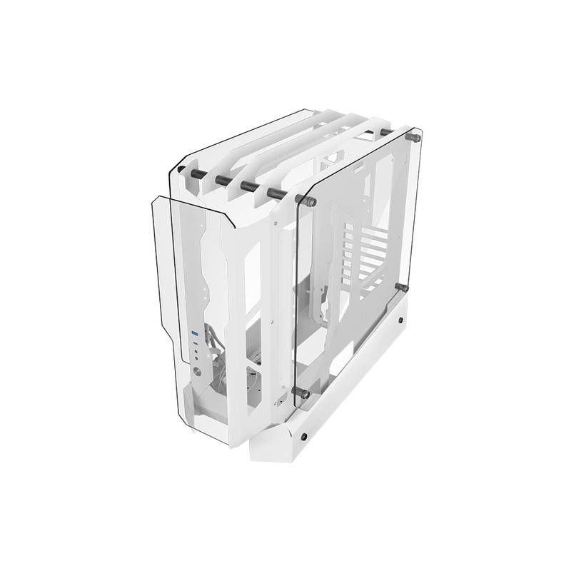 CAJA ATX SEMITORRE GAMING MARS GAMING MCEDGEW DISEÑO OPEN AIR CRISTAL TEMPLADO GPU 390mm 1x3.5 3x2.5