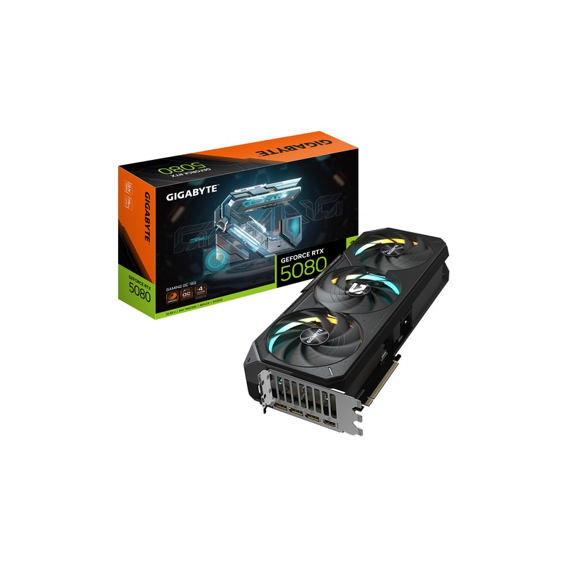 TARJETA GRAFICA GIGABYTE RTX 5080 GAMING OC 16G
