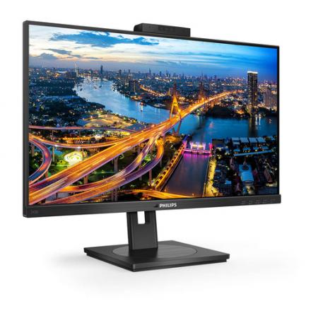 MONITOR 24" DP HDMI DVI-D VGA PHILIPS 242B1H/00 IPS FHD 75hz 4ms 300cd VESA 100x100 2x2W WEBCAM NEGR