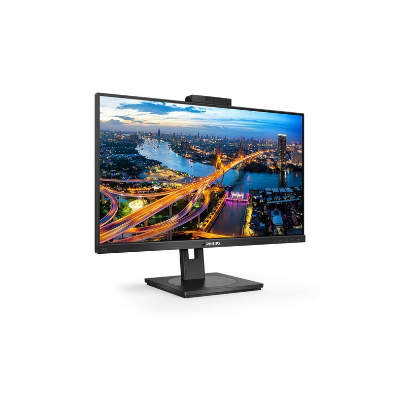 MONITOR 24" DP HDMI DVI-D VGA PHILIPS 242B1H/00 IPS FHD 75hz 4ms 300cd VESA 100x100 2x2W WEBCAM NEGR