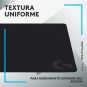 ALFOMBRILLA GAMING LOGITECH G240 280x340mm 1mm GROSOR TELA TEXTURA UNIFORME COLOR NEGRO