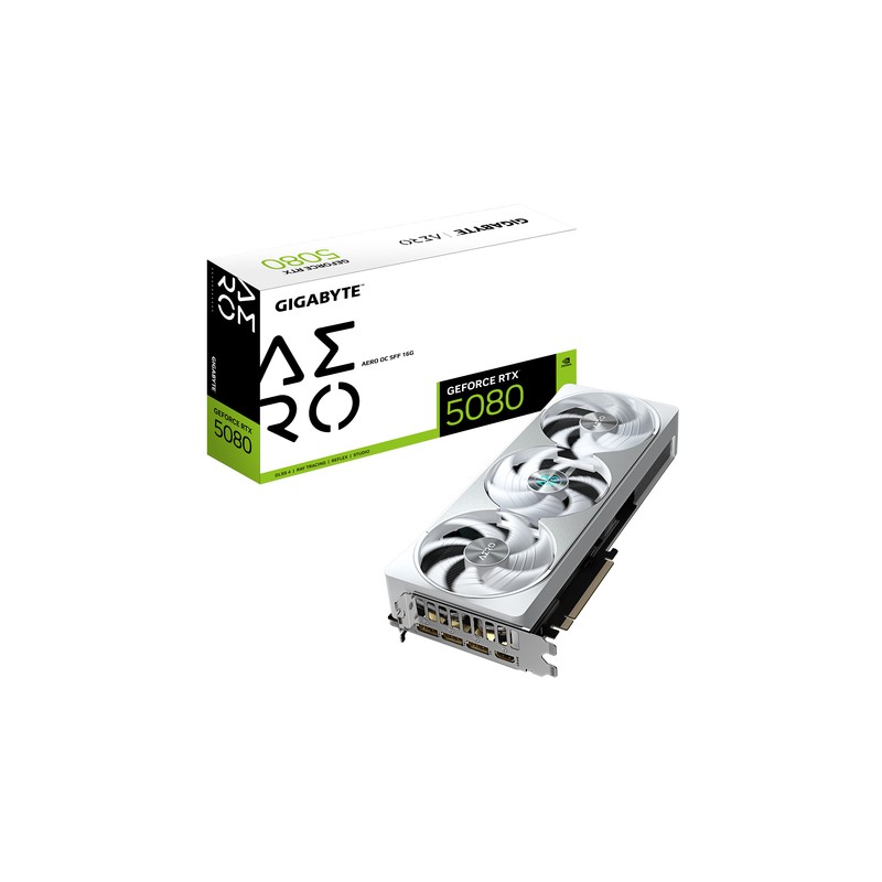 TARJETA GRAFICA GIGABYTE RTX 5080 AERO OC SFF 16G