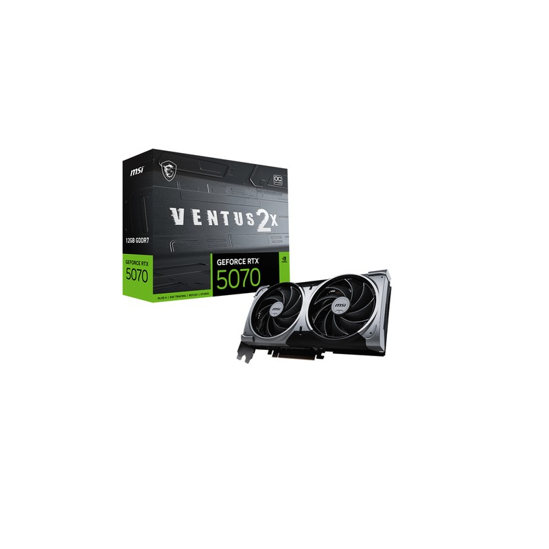 TARJETA GRAFICA MSI RTX 5070 12G VENTUS 2X OC