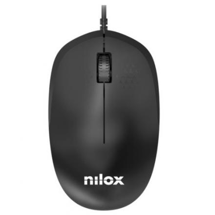 Nilox ratón mousb1012 2400 dpi usb