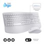 COMBO TECLADO RATON SUBBLIM PROWAVE INALAMB ERGO BLANCO