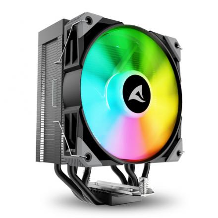 VENTILADOR CPU SHARKOON A40 RGB 120MM NEGRO