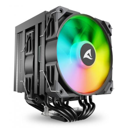 VENTILADOR CPU SHARKOON A60 RGB 120MM NEGRO