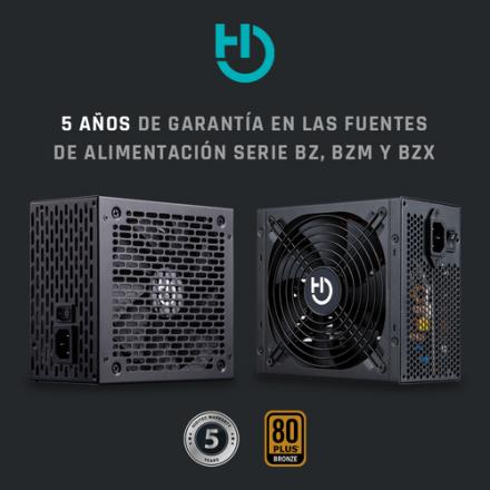 Hiditec fuente al. gaming bz-550w 80plus bronze