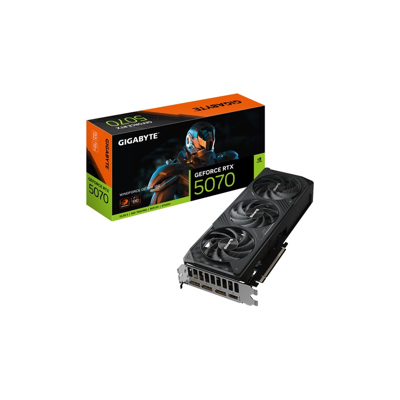 TARJETA GRAFICA GIGABYTE RTX 5070 WINDFORCE 12GB