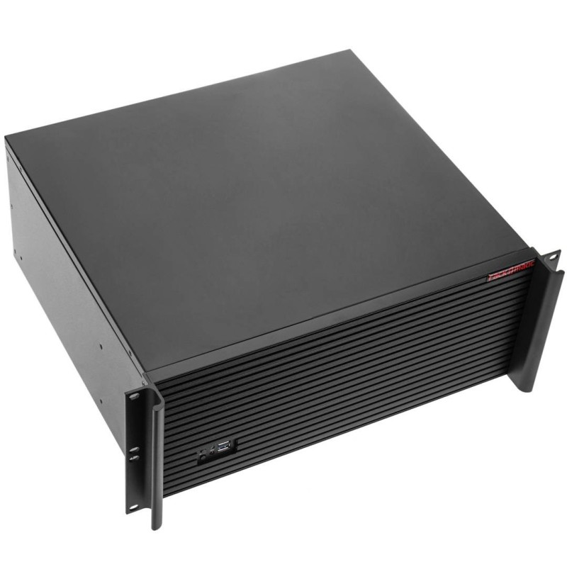 Caja rack 19" IPC ATX 4U 5x3.5" fondo 390mm