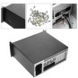 Caja rack 19" IPC ATX 4U 5x3.5" fondo 390mm