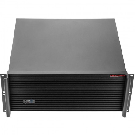 Caja rack 19" IPC ATX 4U 5x3.5" fondo 390mm