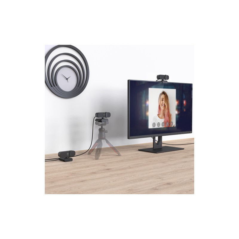 WEBCAM HAMA C-400 FHD CAMPO DE VISION 70º ROTACION 360º TAPA PARA EL OBJETIVO