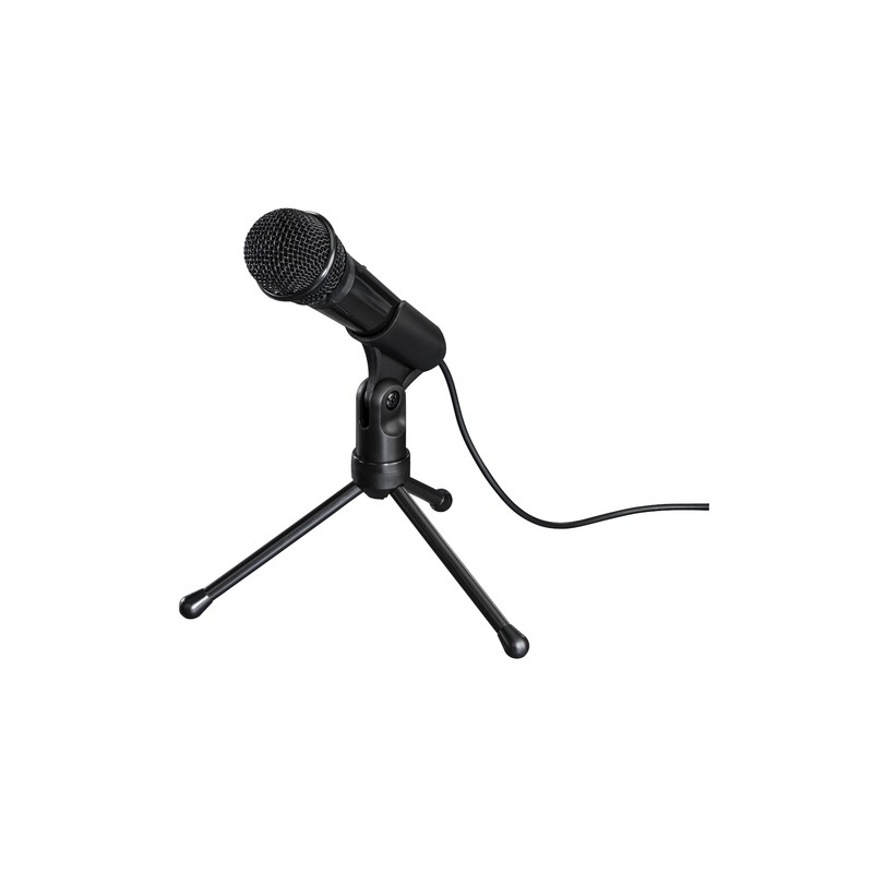 MICROFONO SOBREMESA HAMA MIC-P35 ALLROUND JACK 3.5mm CON TRIPODE CABLE 2.5m