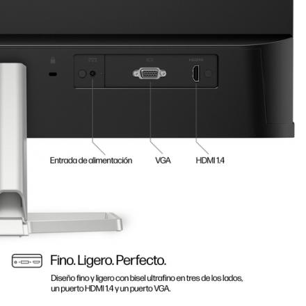 MONITOR HP 524sf S5 FHD 24" IPS HDMI VGA 100Hz 5ms PLATA