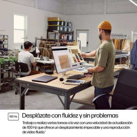 MONITOR HP 524sf S5 FHD 24" IPS HDMI VGA 100Hz 5ms PLATA