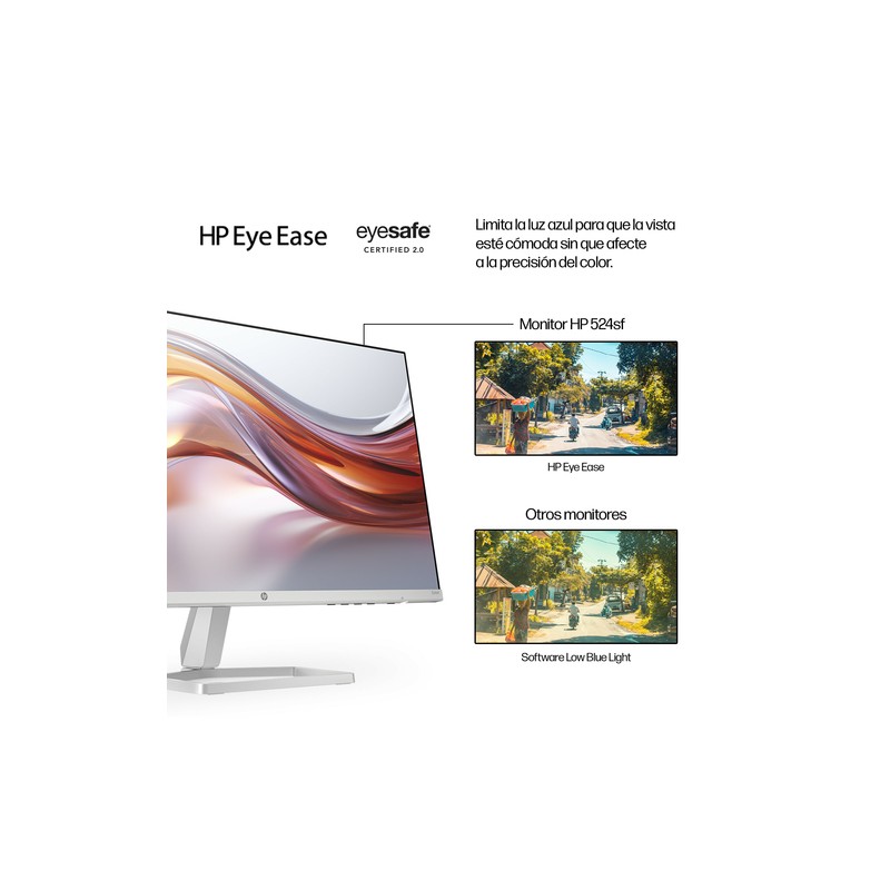 MONITOR HP 524sf S5 FHD 24" IPS HDMI VGA 100Hz 5ms PLATA