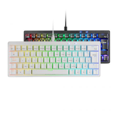 Mars gaming teclado mkminipro mecánico rgb blanco