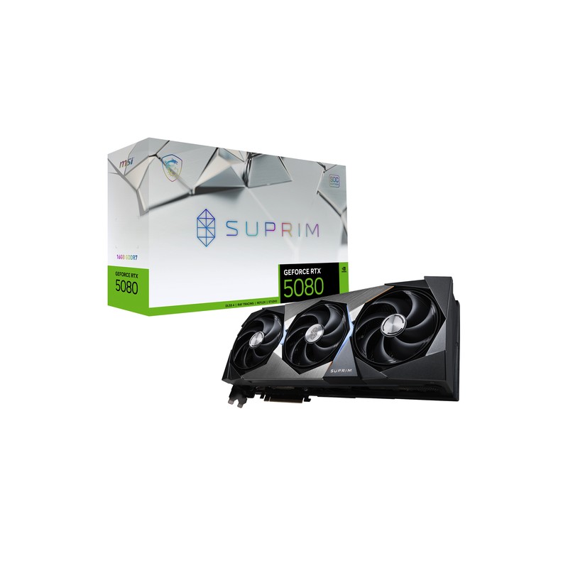 TARJETA GRAFICA MSI RTX 5080 16G GAMING SUPRIM SOC