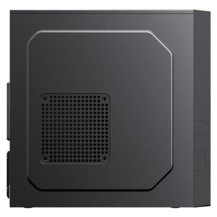 CAJA MICRO ATX UNYKA AERO C12 FRONTAL ALUMINIO CEPILLADO USB3,0 USB-C COLOR NEGRO SIN F.A