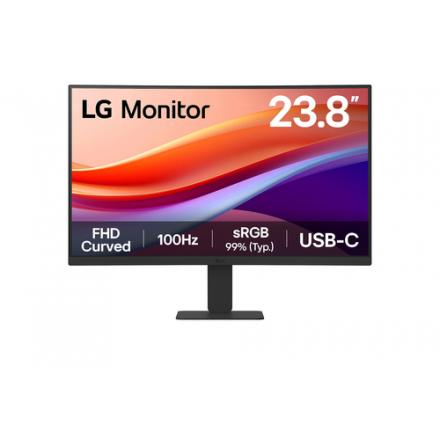 MONITOR 24" CURVO 1500R HDMI USB-C LG 24U421A-B FHD VA, 100Hz 250CD 5MS 3000:1 VESA 100X100