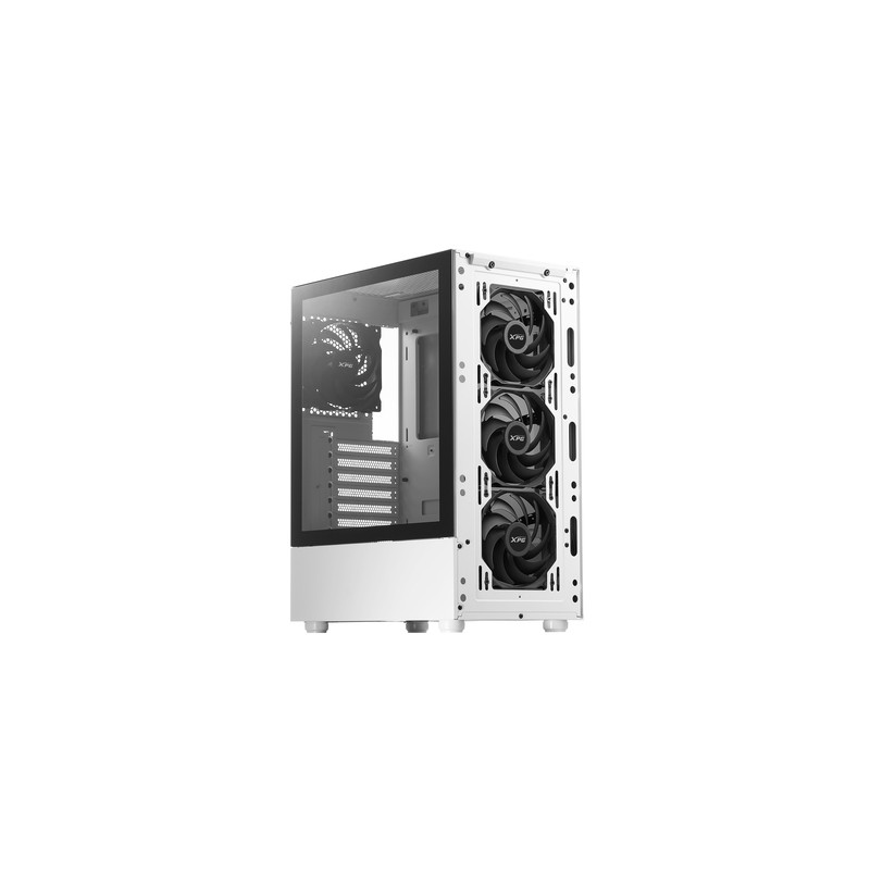 CAJA GAMING XPG MINI-ATX 4X120MM VENT WH SIN PSU