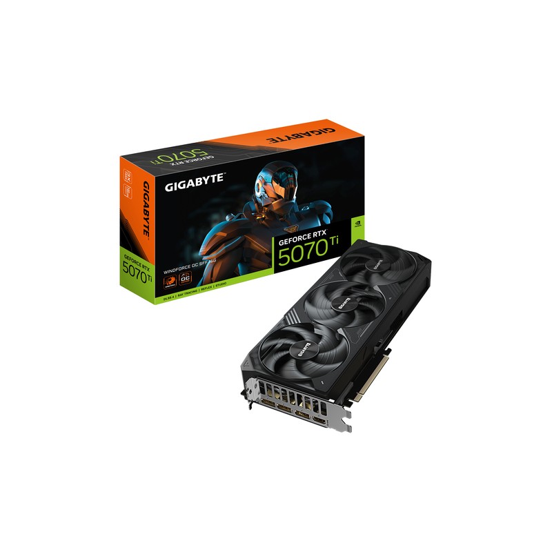 TARJETA GRA?FICA GIGABYTE RTX 5070TI WINDFORCE OC SFF 16GB
