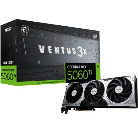 TARJETA GRAFICA MSI RTX 5060 TI 16G VENTUS 3X OC