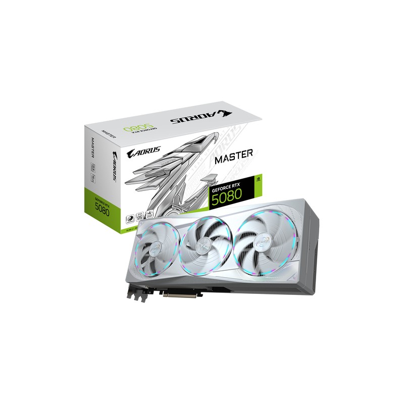 TARJETA GRAFICA GIGABYTE RTX 5080 MASTER ICE 16GB GDDR7