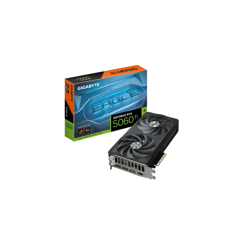 TARJETA GRAFICA GIGABYTE RTX 5060 TI EAGLE OC 8GB GDDR7 NEGRO
