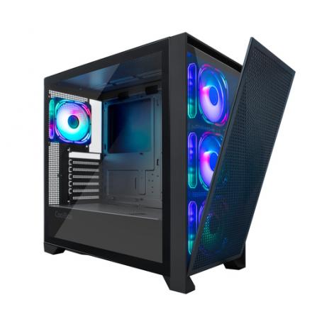 Coolbox caja gaming atx ge-2000 dualview s/fte