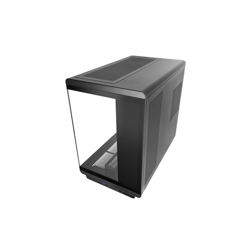 CAJA ATX SEMITORRE GAMING MARS GAMING MCREV CRISTAL TEMPLADO GPU 420mm 1x3.5 2x2.5