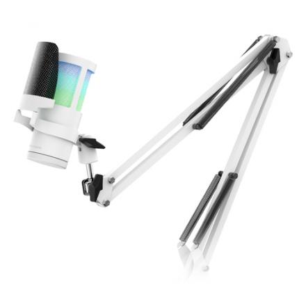 MICRÓFONO DE ESTUDIO PROFESIONAL MARS GAMING MMICSCW ADC 192Khz 24BIT BRAZO MECANICO FILTRO POP