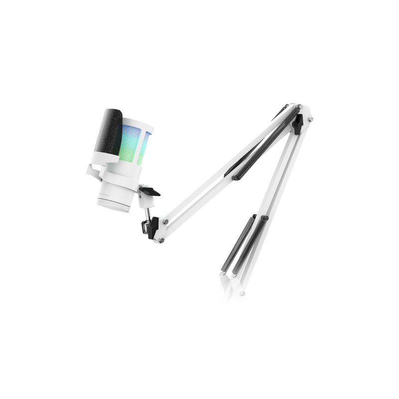 MICRÓFONO DE ESTUDIO PROFESIONAL MARS GAMING MMICSCW ADC 192Khz 24BIT BRAZO MECANICO FILTRO POP