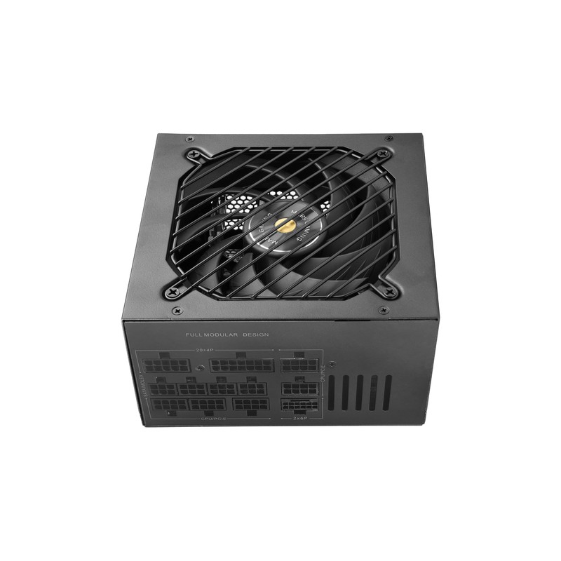 FUENTE DE ALIMENTACION MARS GAMING 1000W MODULAR ATX 3.1 80+ GOLD 140mm SILENT NEGRO 12V-2x6 CABLE N