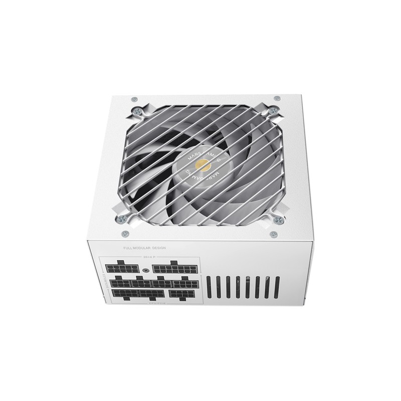 FUENTE DE ALIMENTACION MARS GAMING 750W MODULAR ATX 80+ BRONZE 140mm SILENT BLANCO
