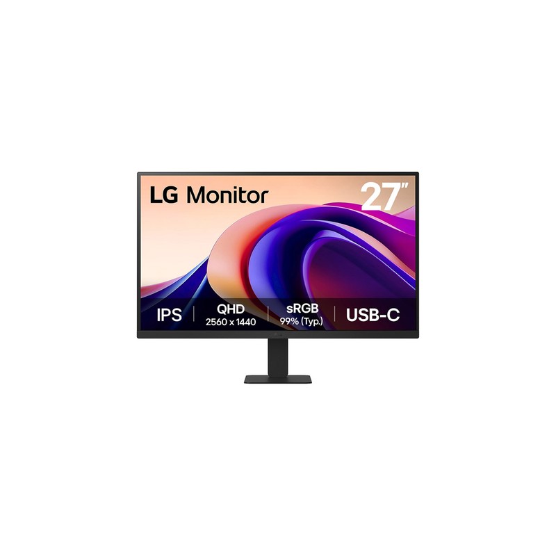 Lg 27u631a-b monitor 27" ips qhd 100hz hdmi usb-c