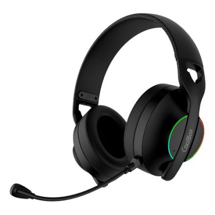 Coolbox gaming auriculares diadema mic wb01 rf+bt
