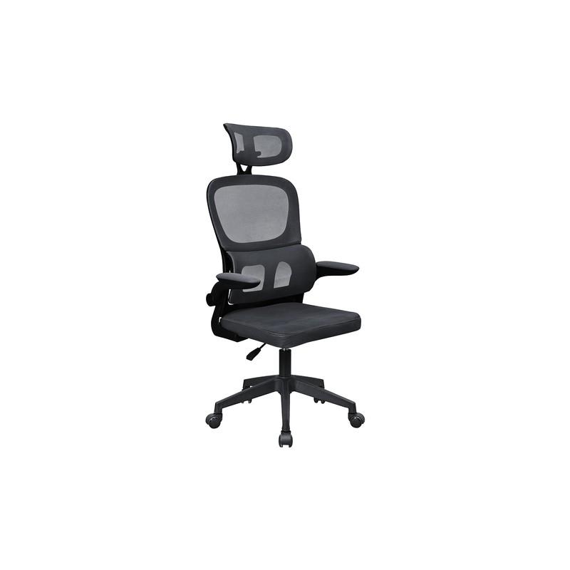 SILLA ERGONOMICA MARS GAMING MGCERGOPROBK MALLA TRANSPIRABLE SOPORTE LUMBAR GRIS