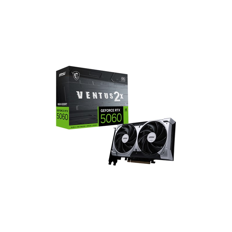 TARJETA GRAFICA MSI RTX 5060 8G VENTUS 2X OC