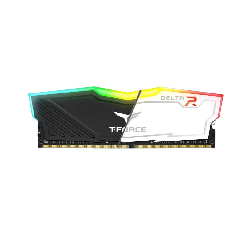 DDR4 TEAMGROUP T-FORCE DELTA RGB 16GB X1 3200 NEGRO
