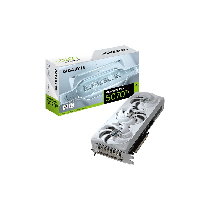 TARJETA GRA?FICA GIGABYTE RTX 5070TI EAGLE OC ICE SFF 16GB