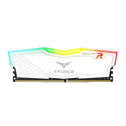 DDR4 TEAMGROUP T-FORCE DELTA RGB 8GB X2 3200 BLANCO