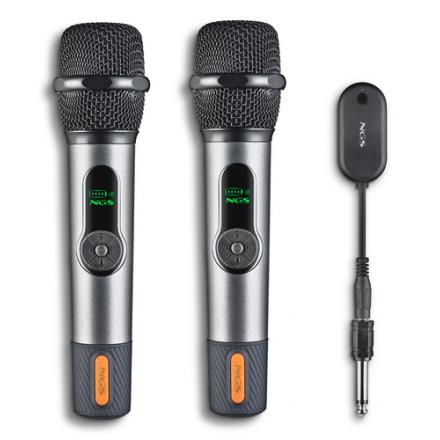 Ngs micrófonos inalámbricos vocales pack 2