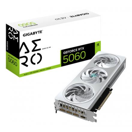 TARJETA GRAFICA GIGABYTE GAMING RTX 5060 AERO OC 8GB GDDR7