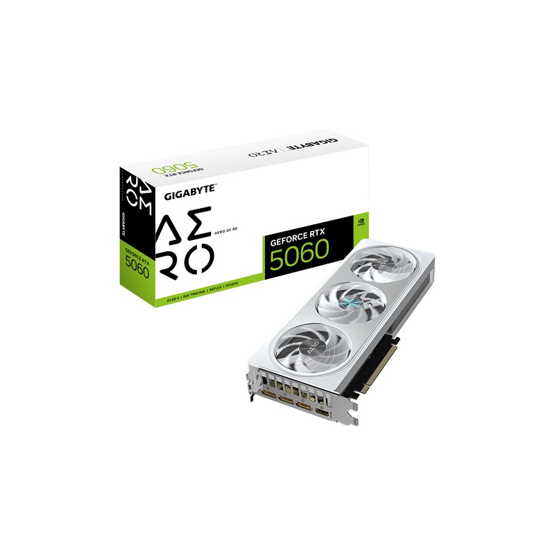 TARJETA GRAFICA GIGABYTE GAMING RTX 5060 AERO OC 8GB GDDR7