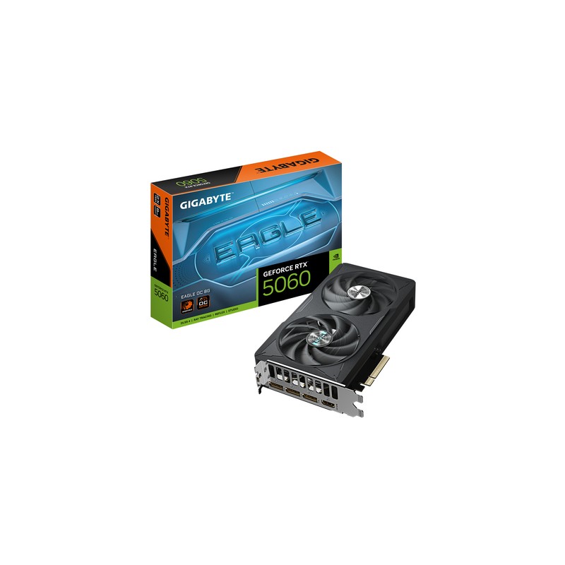 TARJETA GRAFICA GIGABYTE GAMING RTX 5060 EAGLE OC 8GB GDDR7
