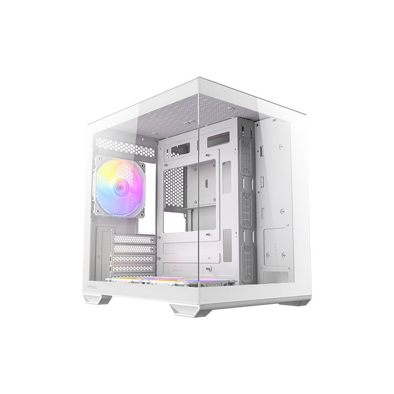 CAJA ANTEC CX60M ARGB MATX BLANCO 2XVENT REV 120 MM 1X120MM 2XUSB SN FUENTE