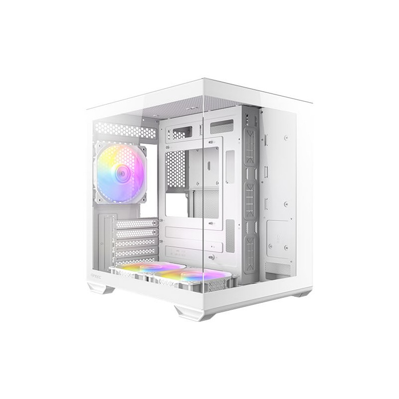 CAJA ANTEC CX60M ARGB MATX BLANCO 2XVENT REV 120 MM 1X120MM 2XUSB SN FUENTE