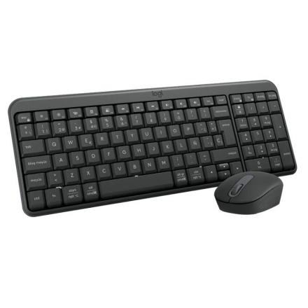 Logitech teclado+raton mk250 bluet negro